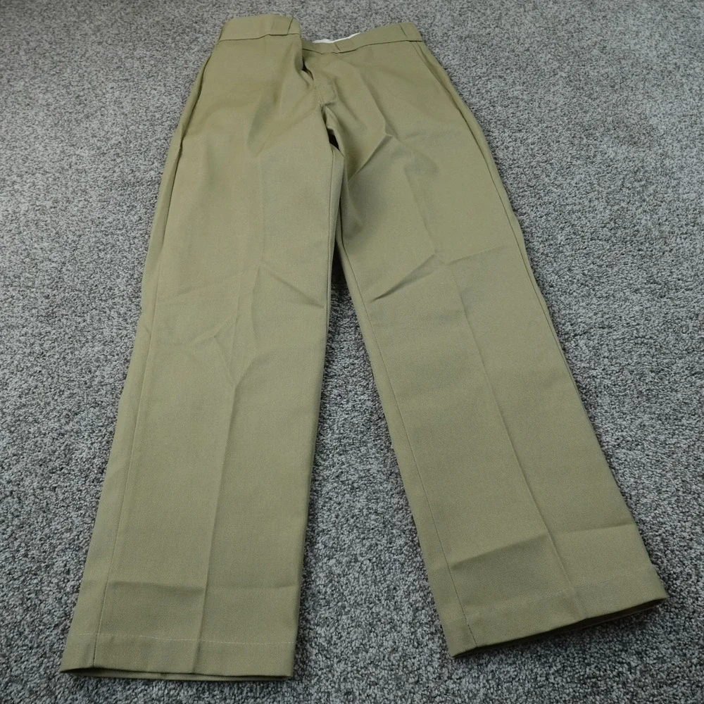 NEW Dickies Pants Mens 32X29 Beige Tan Brown 874 Chino Trouser Flat Front Work